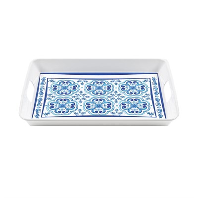 Guzzini Blues Dikdörtgen Tepsi Melamin 47,7 x 34 cm