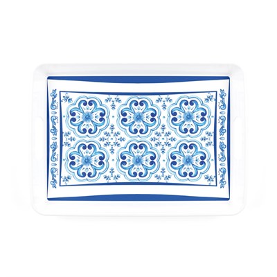 Guzzini Blues Dikdörtgen Tepsi Melamin 47,7 x 34 cm