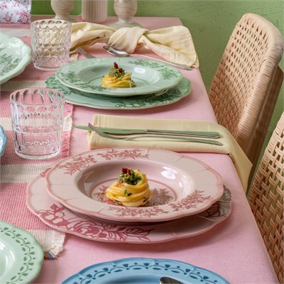 Guzzini Josephine Çukur Tabak 24 cm Pembe