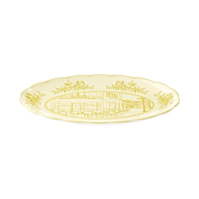 Guzzini Josephine Servis Tabağı Large 51x38 cm Sarı