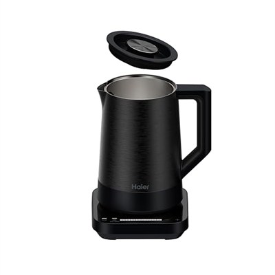 HAIER paslanmaz çelik su ısıtıcısı, enerji tasarrufu, 7 sıcaklık ayarı, sıcak tutma fonksiyonu, bir fincan için kaynatın, 1,7 l, 2200 W [I-Master Series 5]