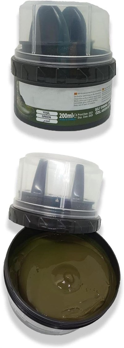 Haki Krem 200ml Ayakkabı Bot Boyası - Haki Boya