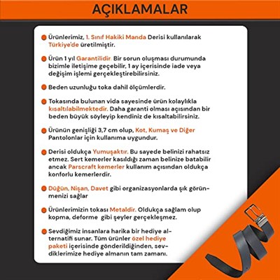 Hakiki Deri Çift Taraflı Erkek Kemer 4 cm Taba - Siyah
