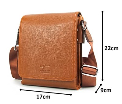 Hakiki Deri Taba Erkek Postacı Çantası 5512-T