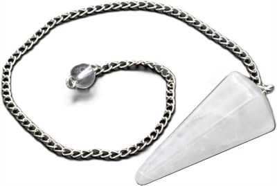 HAKİKİ DOĞAL KRİSTAL KUVARS PANDÜL SARKAÇ