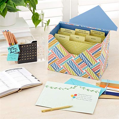 Hallmark 24 el yapımı tebrik kartı, balık kılçığı deseni, doğum günü kartları, bebek partisi kartları, düğün kartları, yas kartları, teşekkür kartları
