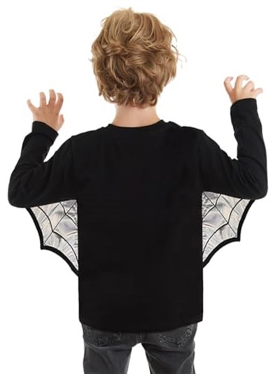 Halloween Erkek Çocuk Siyah T-shirt