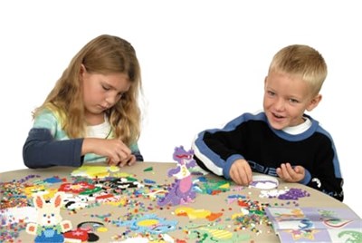 Hama 207-05 - Ütü boncuğu, yakl. 1000 boncuk, kırmızı