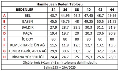 Hamile Şardonlu Kot Pantolon Koyu Mavi