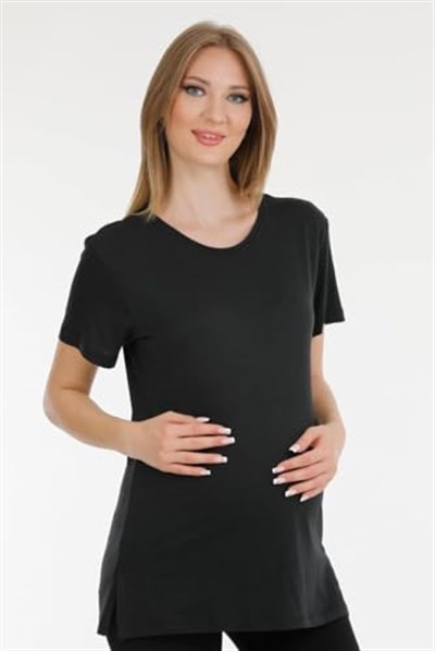 HAMİLE TSHIRT SİYAH