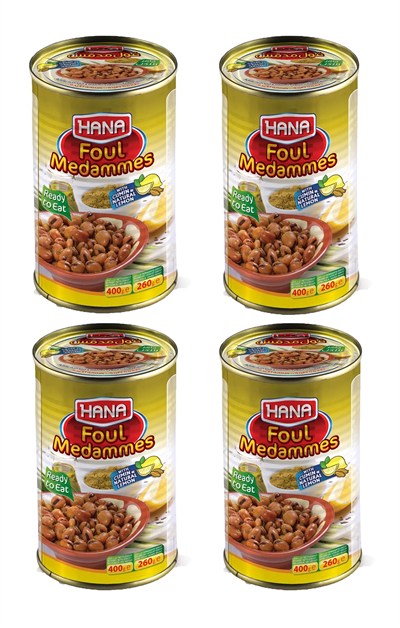 Hana Kimyon ve Doğal Limonlu Bakla Konservesi 400gr X4ADET