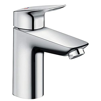 hansgrohe Logis musluk (musluk yüksekliği 100 mm ve çekme çubuklu gider garnitürü) krom