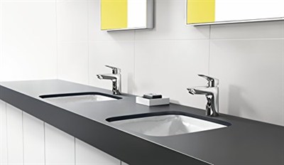 hansgrohe Logis musluk (musluk yüksekliği 100 mm ve çekme çubuklu gider garnitürü) krom
