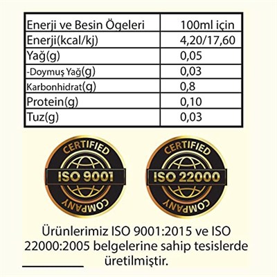 Hanzade Bitkisel Elma Sirkesi 500 ML Doğal Fermantasyon İçilebilir Katkısız Cam Şişe