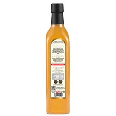 Hanzade Bitkisel Enginar Sirkesi 500 ML x 2 Adet Doğal Fermantasyon İçilebilir Katkısız Cam Şişe