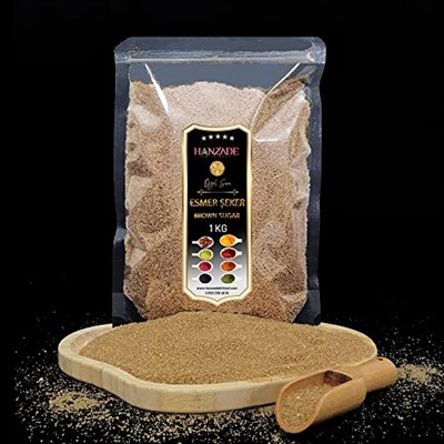 Hanzade Bitkisel Esmer Şeker Toz 1 Kg