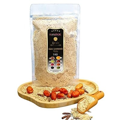 Hanzade Bitkisel İğde Çekirdeği Tozu 1 Kg Taze Öğütülmüş Günlük Çekim