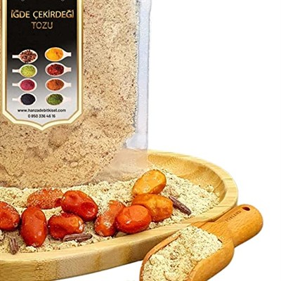 Hanzade Bitkisel İğde Çekirdeği Tozu 1 Kg Taze Öğütülmüş Günlük Çekim