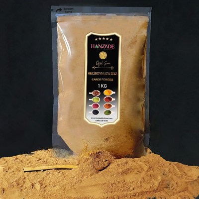 Hanzade Bitkisel Keçiboynuzu Harnup Tozu Unu 1 KG