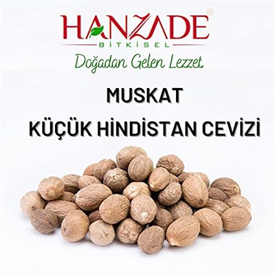 Hanzade Bitkisel Muskat (Musgat) Küçük Hindistan Cevizi 25 Gr