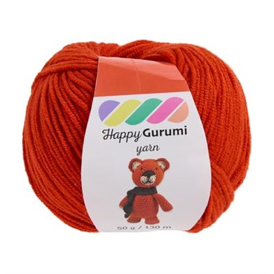 Happy Gurumi Amigurumi Örgü İpi 50gr 130m Örgü İpi (Açık Somon Rengi)