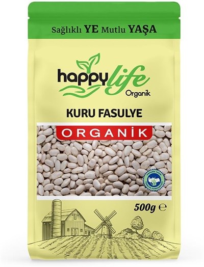 Happy Life Organik Kuru Fasülye