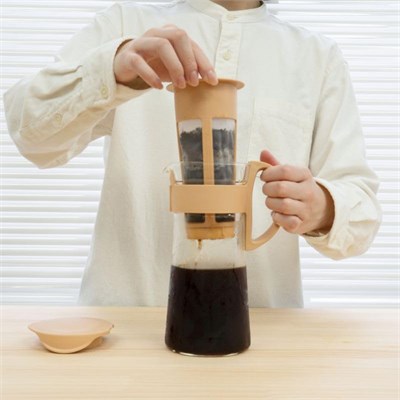 Hario Soğuk Demleme Sürahisi - Mocca - Seçenekler: 600ml, 1000 ml