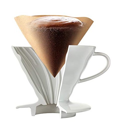 Hario V60 02 Seramik Kahve Demleme Seti “Beyaz”