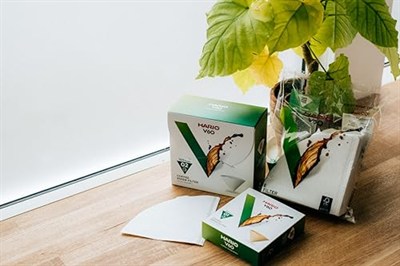 Hario V60 kağıt kahve filtresi, tek kullanımlık konik filtre, boyut 02, beyaz, 100 adet, 2 adet