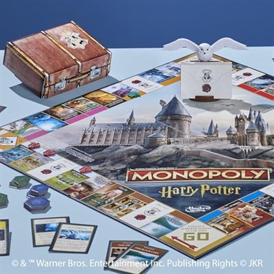 Hasbro Gaming Monopoly Harry Potter Sürümü Masa Oyunu | Hogwartsta Büyülü Bir Macera | 8 Yaş ve Üzeri | 2 ila 6 Oyuncu | Aile Oyunları | Çocuklar ve Yetişkinler İçin Hediyeler