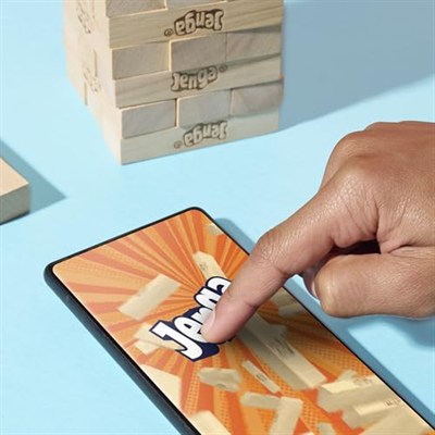 Hasbro Resmi Jenga Oyunu (2025) | Ücretsiz Web Uygulaması ile Daha Fazla Oyun Seçeneği (Zorunlu Değildir) | Ahşap Blok Denge ve Kule Dizme Oyunu | 6 Yaş ve Üzeri | 1+ Oyuncu