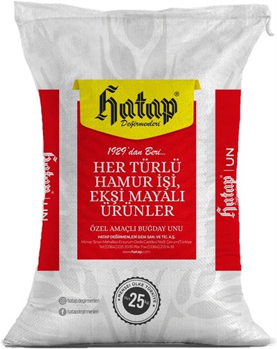 Hatap Değirmenleri Ekmeklik Un 25 KG