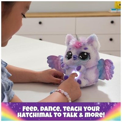 Hatchimals Alive Gizemli Yumurta Pufficorn – sihirli kendiliğinden çıkan yumurta yaklaşık 25 cm boyunda, etkileşimli sürpriz peluş oyuncaklı, 5 yaşından büyük çocuklar için