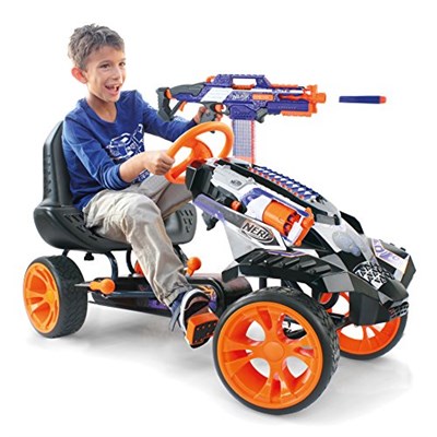 Hauck NERF Battle Racer 4 Tekerlekli Gokart Bisikleti, Çocuk Bisikleti, 50 kg taşıma kapasitesi, 4-10 yaş