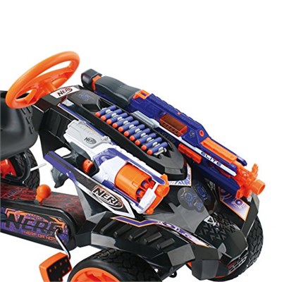Hauck NERF Battle Racer 4 Tekerlekli Gokart Bisikleti, Çocuk Bisikleti, 50 kg taşıma kapasitesi, 4-10 yaş