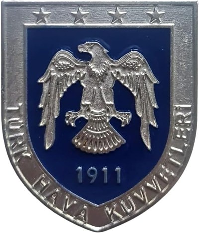 Hava Kuvvetleri Metal Cüzdan Rozeti