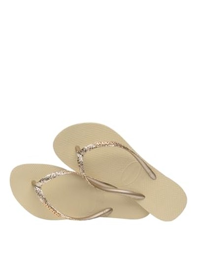 Havaianas Kadın İnce Parıltılı Flourish Parmak Arası Terlik