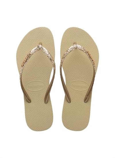 Havaianas Kadın İnce Parıltılı Flourish Parmak Arası Terlik