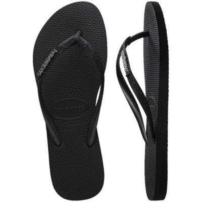 Havaianas Kadın Kahverengi Parmak Arası Terlik Sandalet, Slim Glitter II