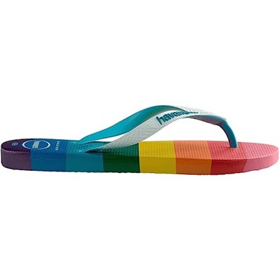 Havaianas Üniseks Top Pride Allover Flipflop, çok renkli, 41/42 EU