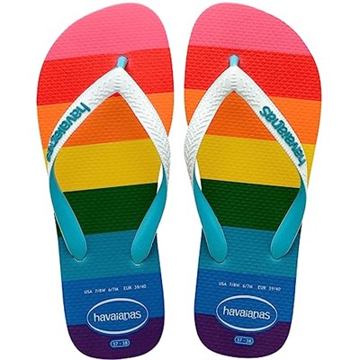 Havaianas Üniseks Top Pride Allover Flipflop, çok renkli, 41/42 EU