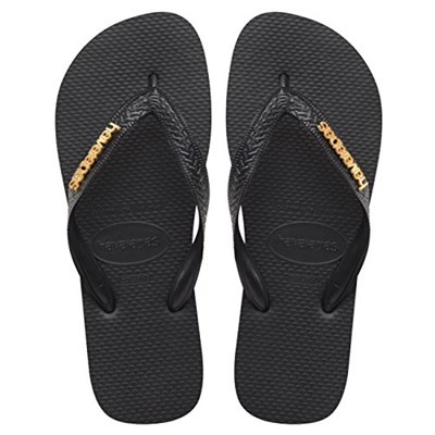 Havaianas Üst logo metalik Parmak arası terlik Kadın