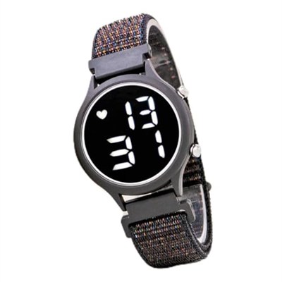 Hayalet Ekran Dijital Kadran Cırt Kordon Unisex Çocuk Saati ST-304181