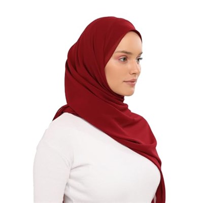 Hazır Lüks Pratik Hijablı Şifon Şal