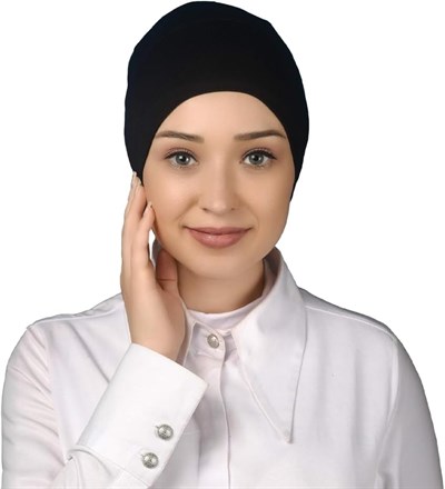 Hazır Pratik Geçmeli Uzun Boru Tesettür Bonesi