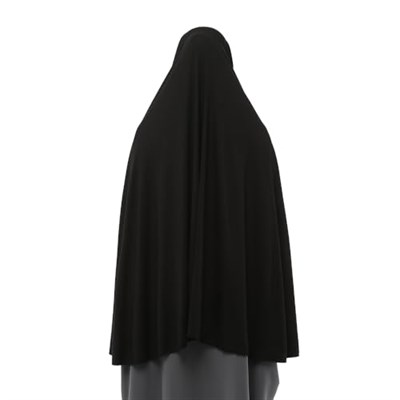 Hazır Türban Peçeli Pratik Eşarp Tesettür Nikaplı Hijab - Namaz Örtüsü Sufle (5XL)