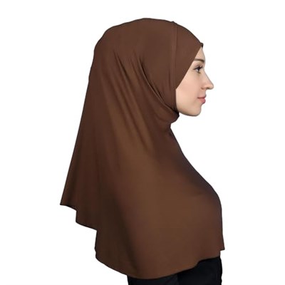 Hazır Türban Pratik Eşarp Tesettür Hijab - Namaz Örtüsü (XL)