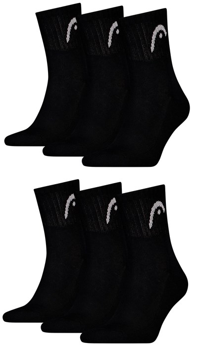 HEAD Erkek Short Crew spor çorabı, 6lı paket - Seçenekler: 35-38, 39-42, 43-46