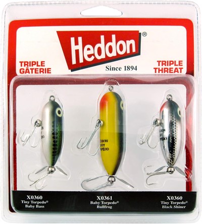 Heddon Torpedo Prop-Bait Topwater Fishing Lure with Spinner Action