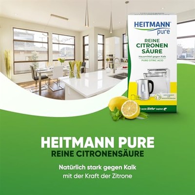 HEITMANN PURE Limon Asidi Kireç Çözücü, Yüzey Temizleyici 350g